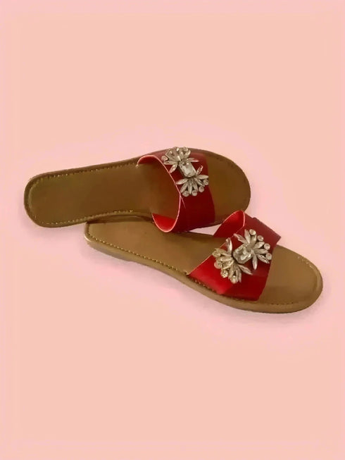 Red Brooch Flats - cunei